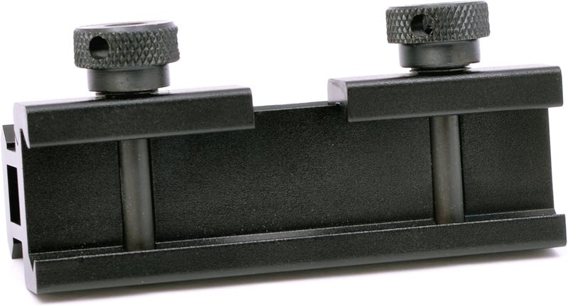 Hammers Red Dot Scope 0.75" 3/4 inch Riser Mount Picatinny Rail with 8 Ring Slots and Large Diamond Knurled Thumb Screw Nuts - Image 2